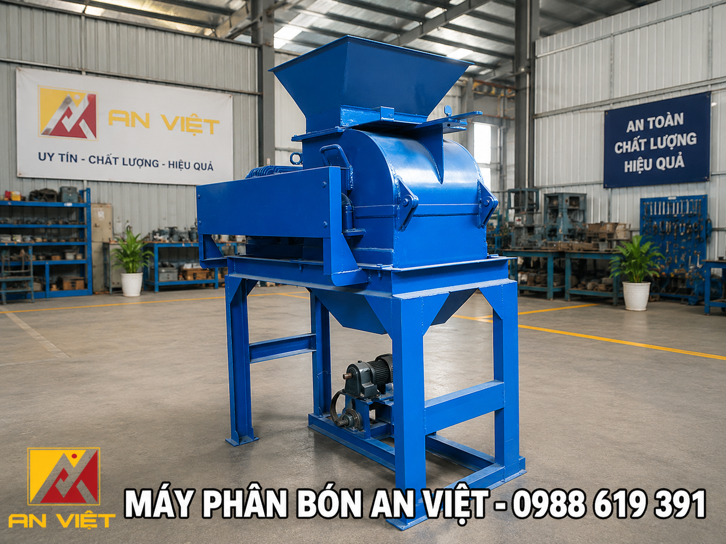 Máy Nghiền  Phân Bón